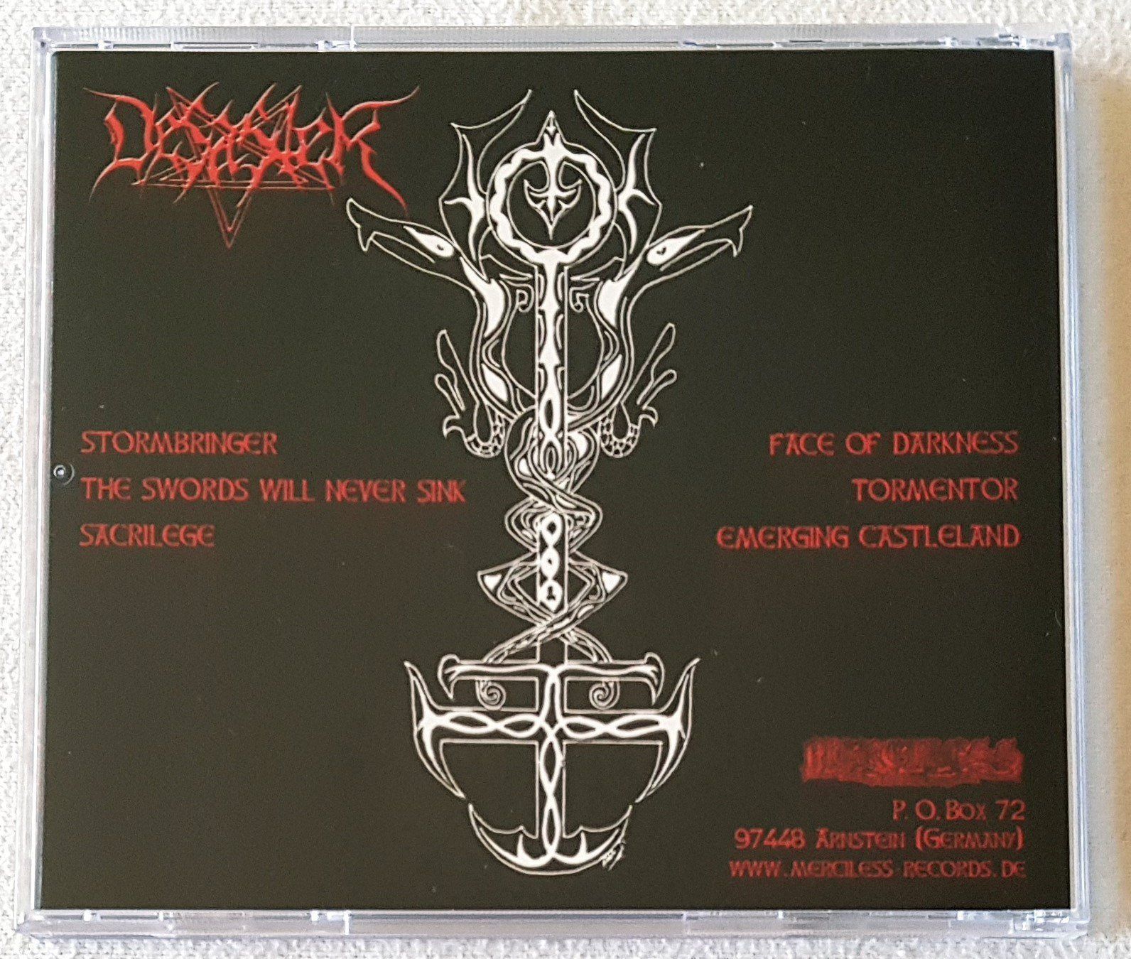 CD: Desaster ‎– Stormbringer - CD - 1997 - First Press – Usato da Uster venduto da Zardodel 1