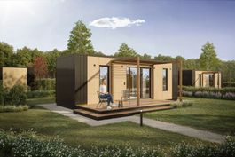 Tiny House Cabin L - Modulares Holzhaus, schlüsselfertig.
