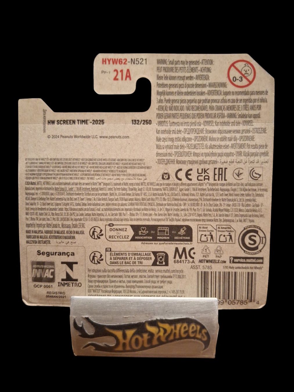 Hot Wheels Modellini d'auto: Hot Wheels HW Screen Time 2025 Snoopy 7/10 S – Nuovo e nell'imballaggio originale da Adlikon venduto da Mmartin0 1