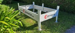 SPONETA Tischtennistisch Gestell inkl. Tischtennisplatten