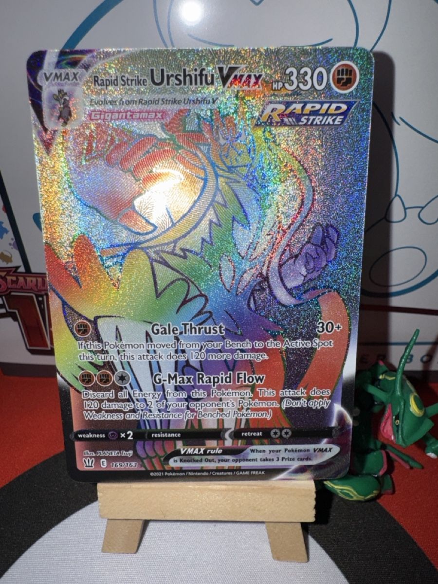Pokémon Carte collezionabili: POKÉMON / Rapid Strike Urshifu VMAX / Battle Styles – Usato da Herzogenbuchsee venduto da TCG-High-Quality 1