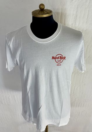 Hard Rock Cafe Berlin 🇩🇪T-Shirt Baumwolle weiss Grösse L🔝