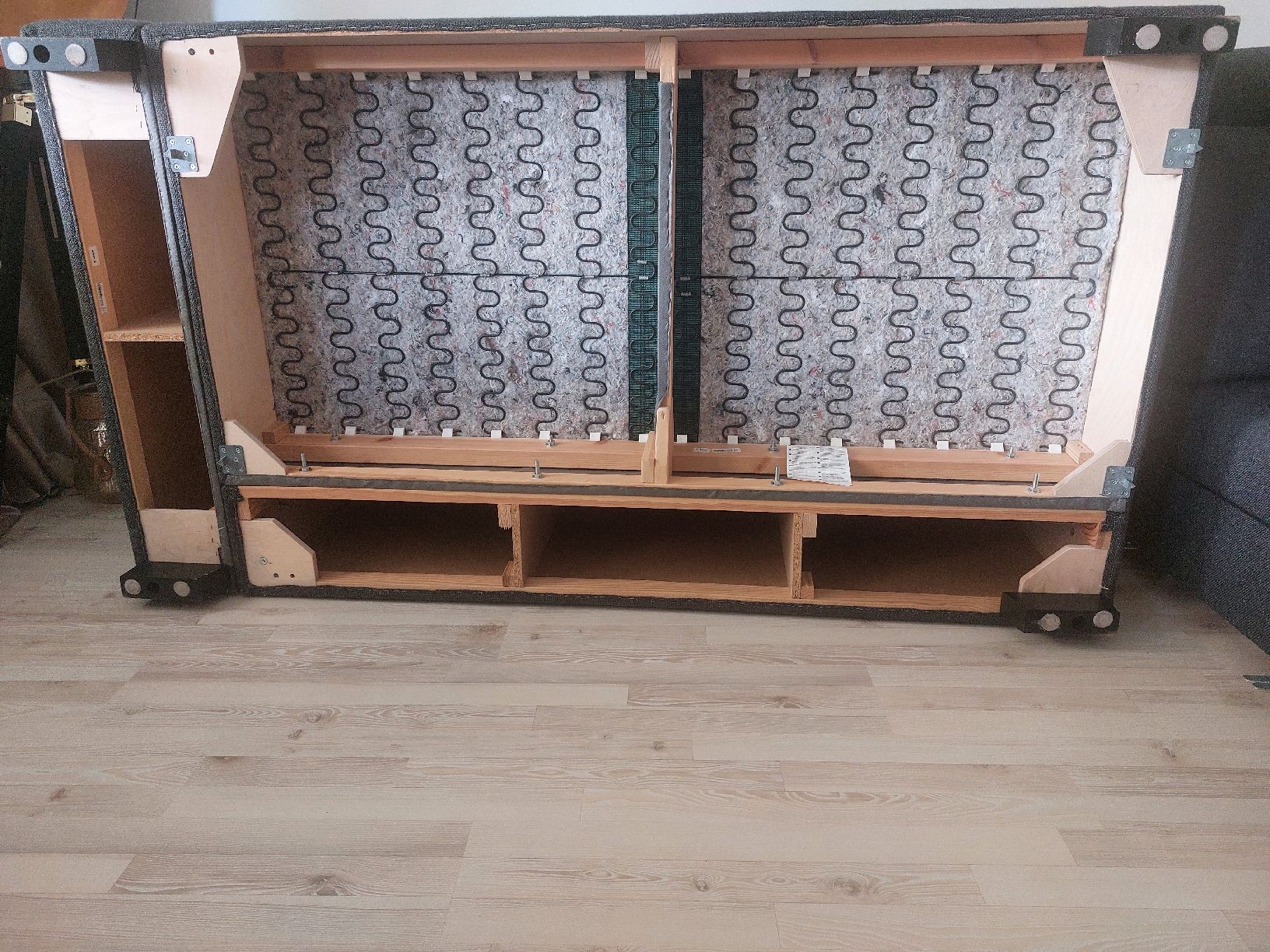 Ikea Sofas: Ecksofa mit Hocker und Stauraum grau – Gebraucht aus Hirzel von Loco666 5