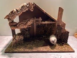 Krippe Weihnachtskrippe Stall