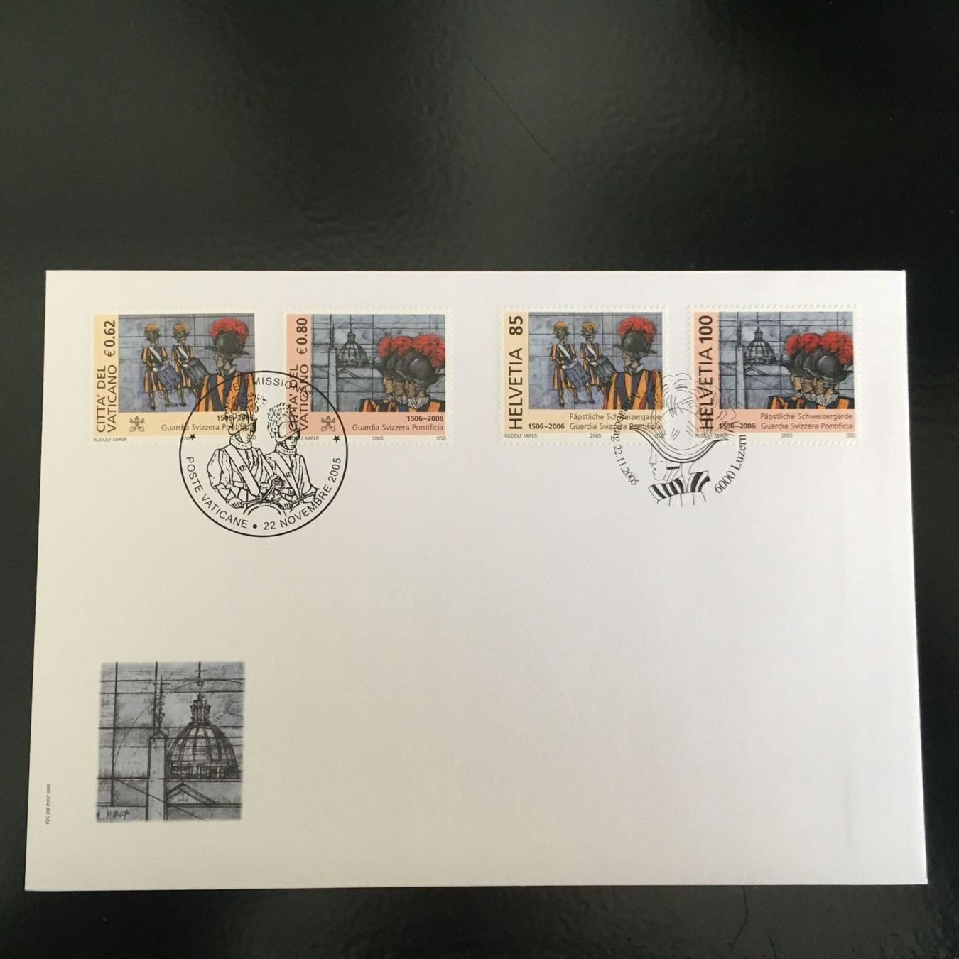 Tutti i francobolli: 2005 / 1183 - 1184 FDC combiné Vatikan – Nuovo (secondo la descrizione) da Grand-Lancy venduto da Dany1973