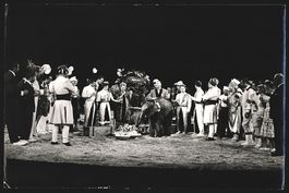 Fotografie Zirkus-Darsteller mit einem j