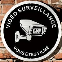Panneau Enseigne vidéo surveillance vous êtes filmé