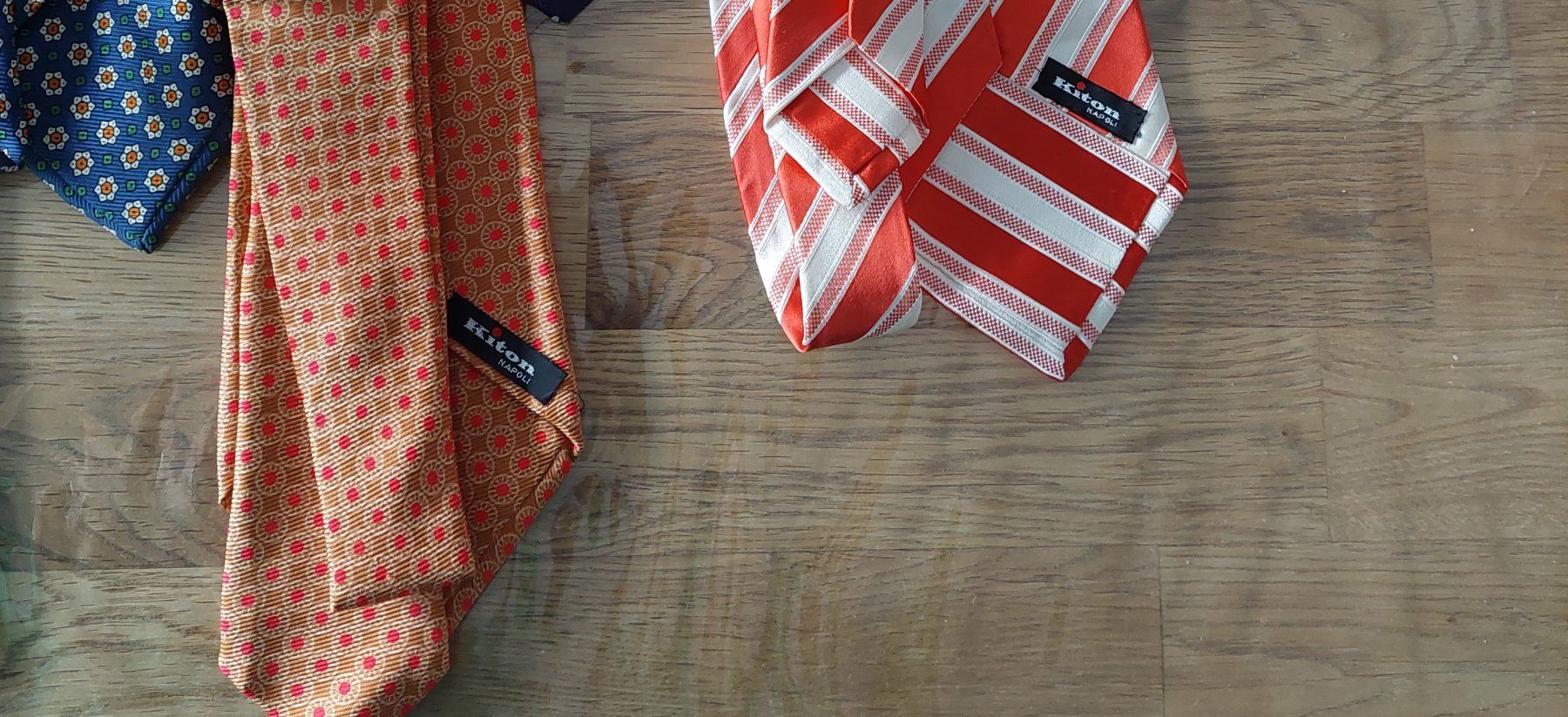 Kiton Cravatte: 6-er Krawatten handgefertigt Kiton - Neu – Nuovo (secondo la descrizione) da Walenstadt venduto da ELNINOMARAVILLA 5