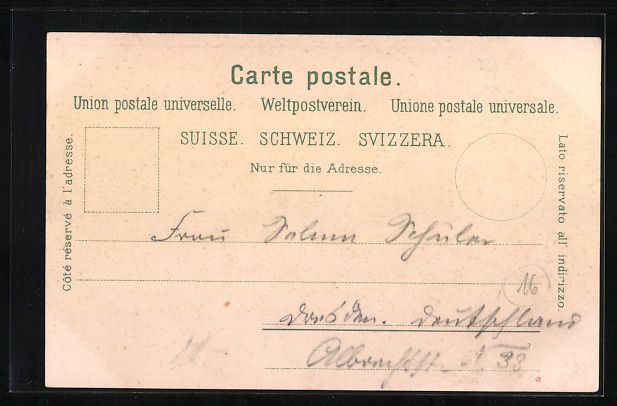 Ansichtskarten: Litho Bern, Münster, Zeitglockenthurm,  – Gebraucht aus Berlin von bartko-reher 1