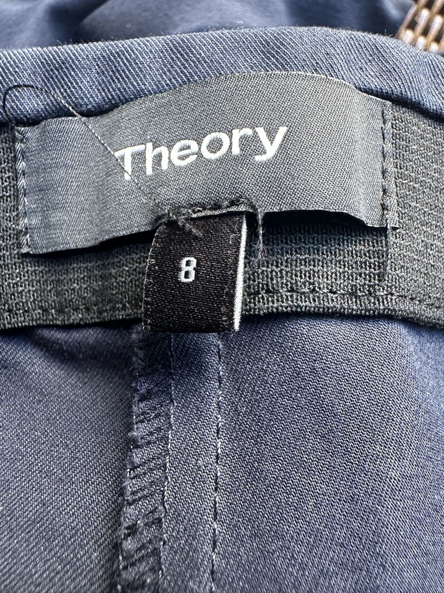 Theory Pantaloni: Theory stretch trousers - size US8 - navy  – Usato da Langnau am Albis venduto da bar_ml6k 3