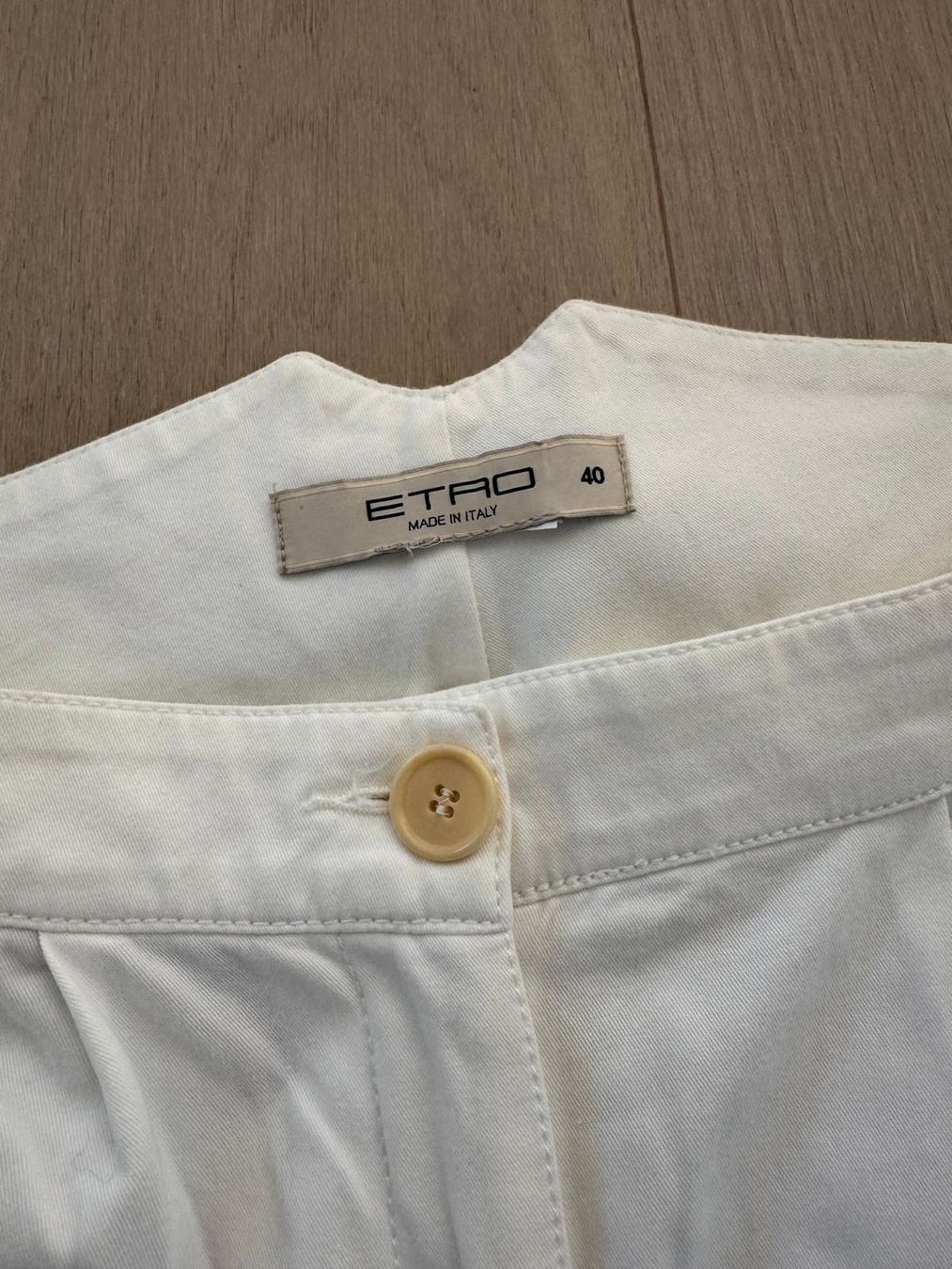Etro Pantaloni: ETRO Damenhose, weiss – Usato da Zollikon venduto da gab_v26c 1