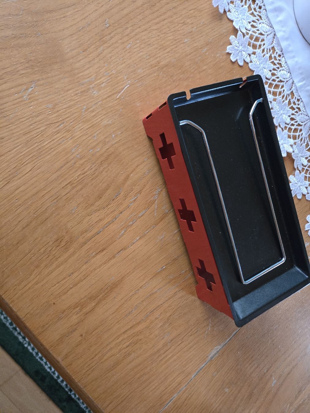 Küchengeräte: Raclette Pfännchen mit Griff Metall rot neuwertig – Neu (gemäss Beschreibung) aus Grünenmatt von Brauni2 2