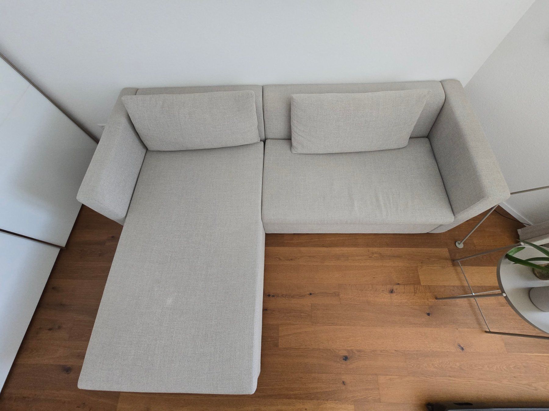 Sofas: Couch Ecksofa L-Form beige – D'occasion à Oberrohrdorf par Normstrich 2