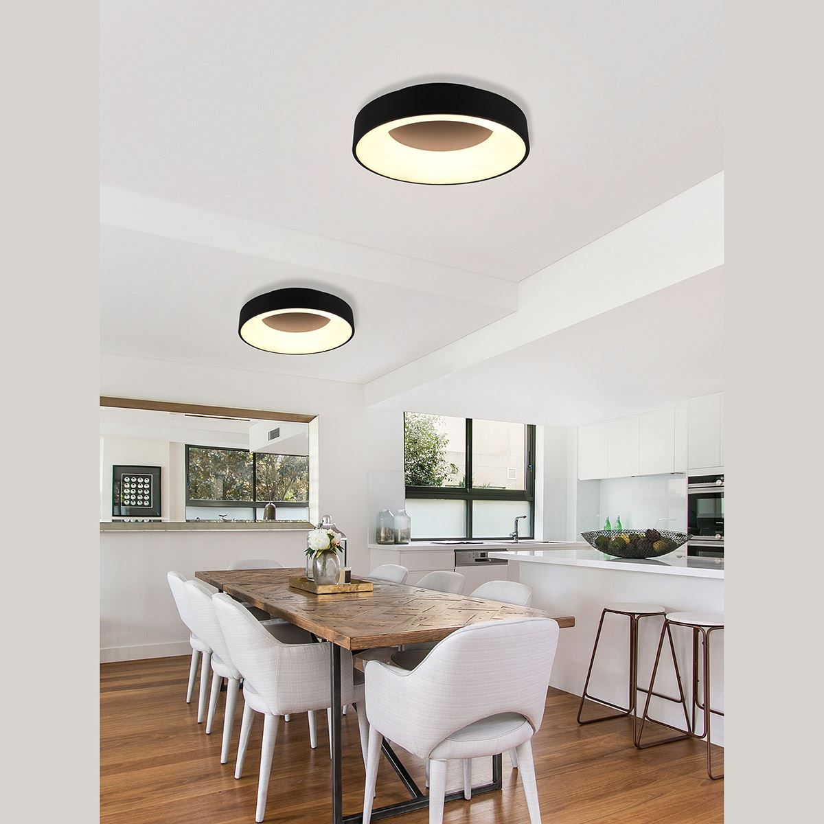 Kronleuchter & Deckenlampen: LED Deckenleuchte, Schwarz, 45 cm Ø – Neu (gemäss Beschreibung) aus Kreuzlingen von Smart-Light 1