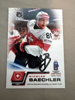  Nicolas Baechler ZSC Hockey Card signiert