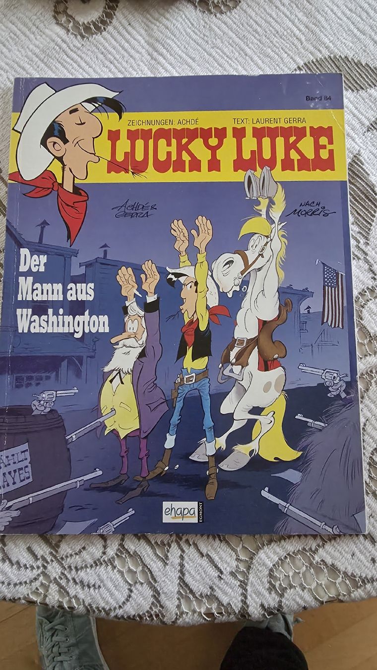 Fumetti: Lucky Luke: Der Mann aus Washington, Ehapa Comic – Usato da Ettingen venduto da 1964erNachtzugfahrer