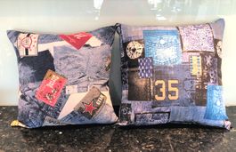 Jeanskissen, 2er Set