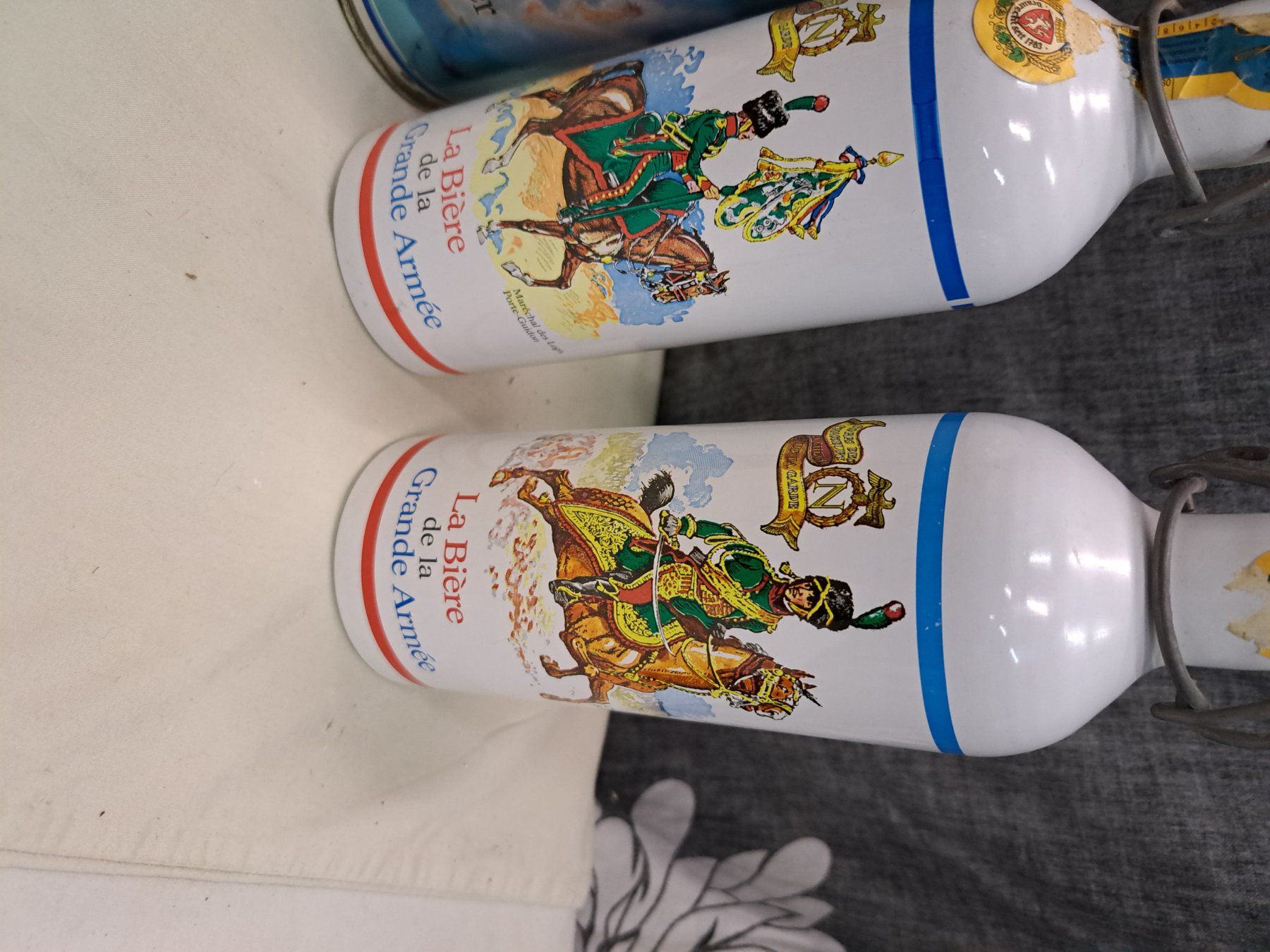 Bicchieri, Caraffe & Bottiglie: 3x alte Bierflaschen alu – Usato da Grossdietwil venduto da mahsoumi 1