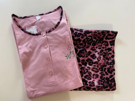 Pyjama Baumwolle, Shirt & Hose, Grösse 44, *Neu*