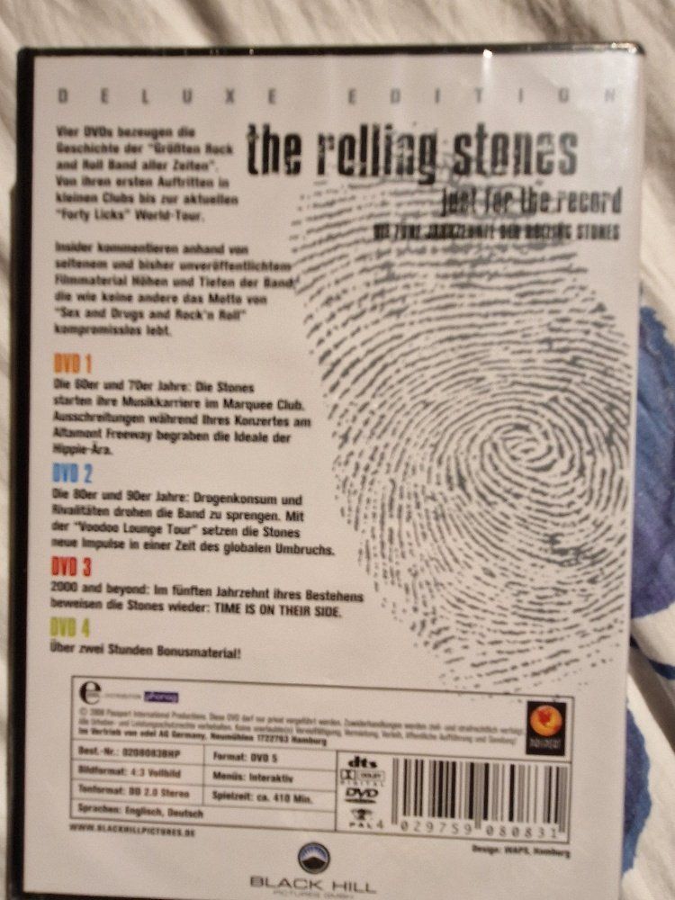 Alle DVDs: The Rolling Stones Just for the Record - Five Decades 4 DVDs – Neu und originalverpackt aus Brittnau von Zibu 1