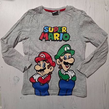 Super Mario Langarm-Shirt Gr. 122