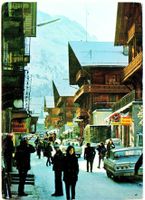 CHAMPÉRY - Ski - Auto - (Einriss am linken Rand)