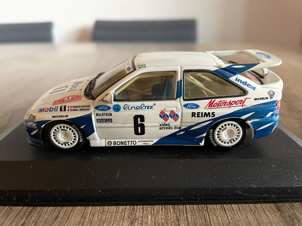 Diecast model cars Ford Escort 1/18 Norev Cosworth grün 1992 1:18