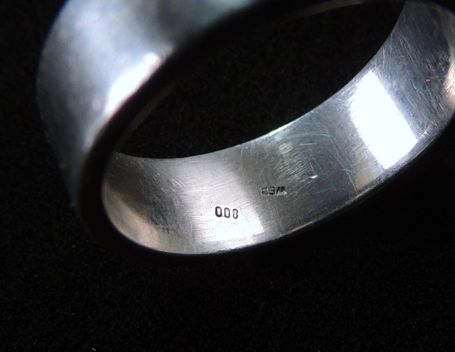 Anelli: Labradorit Silber 800 Fingerring Gr. 52 – Usato da Waldenburg venduto da schaller707 7