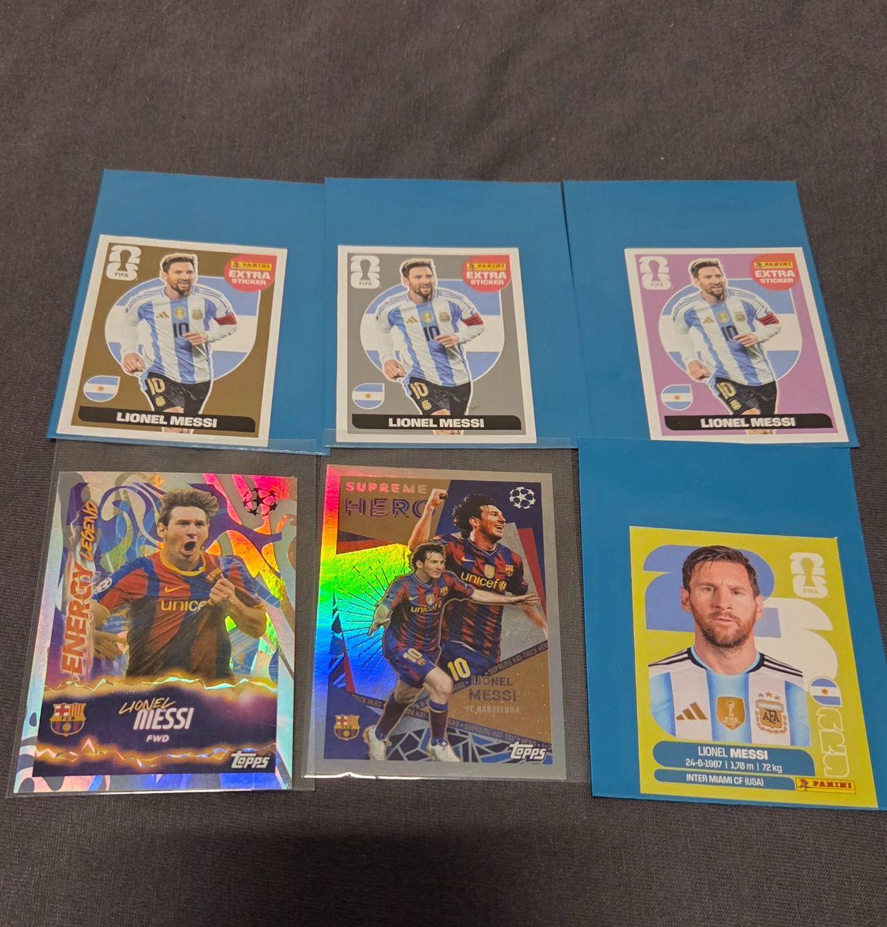 Panini Carte collezionabili: Lot Lionel Messi – Nuovo (secondo la descrizione) da martigny venduto da cri_b6mg