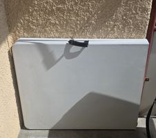 Klapptisch weiss Metallgestell 177cm gebraucht