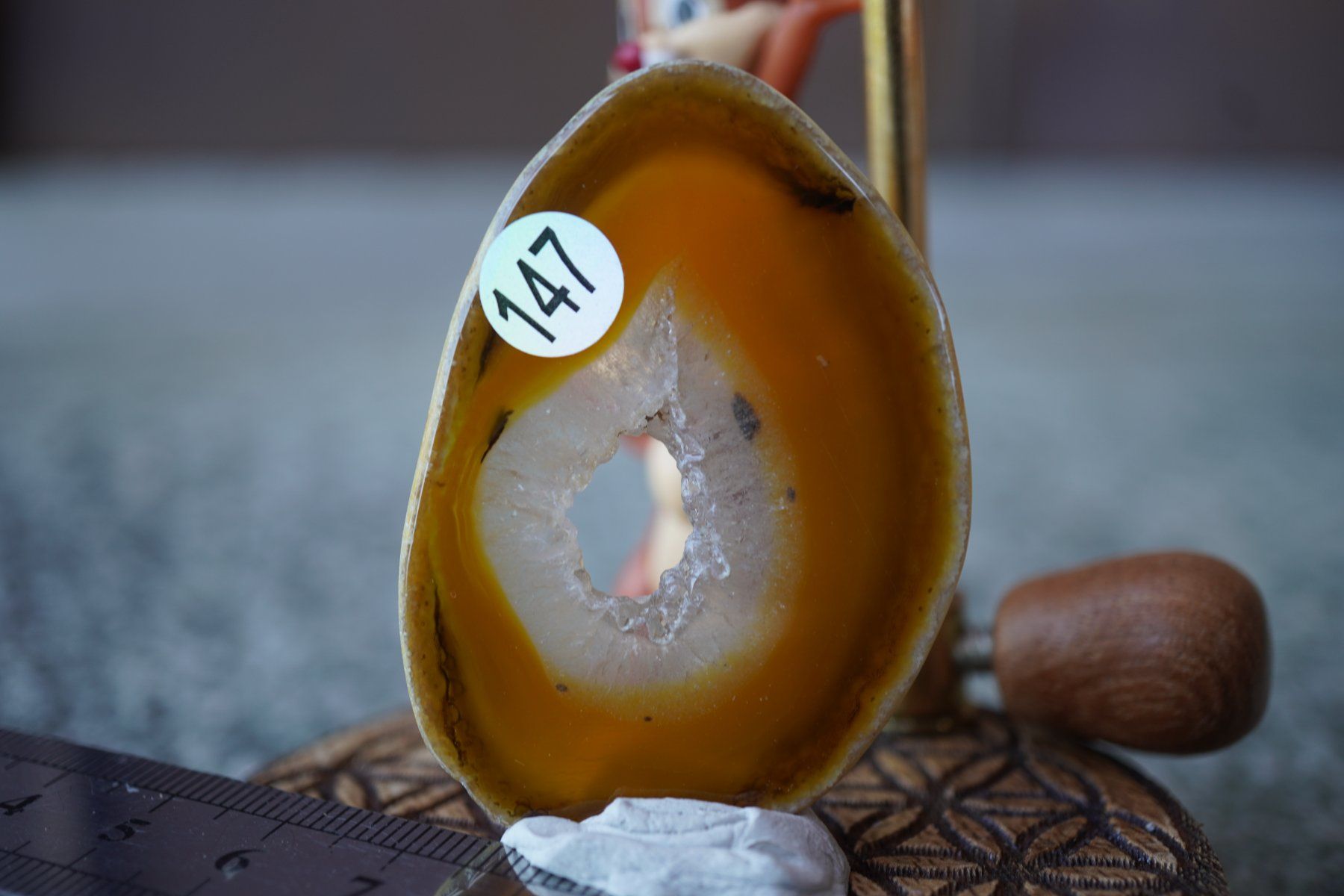 Minerali & Pietre curative: Achat Scheibe Eiform Druse   ab  1.-     Räumung – Nuovo e nell'imballaggio originale da Eschenbach SG venduto da topstone 1
