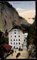 AK Bad Pfäfers, Hotel Bad Pfäfers in Felsenschlucht