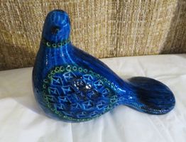 Vintage Rimini Blu Keramik Figur von Bitossi 50er-60er