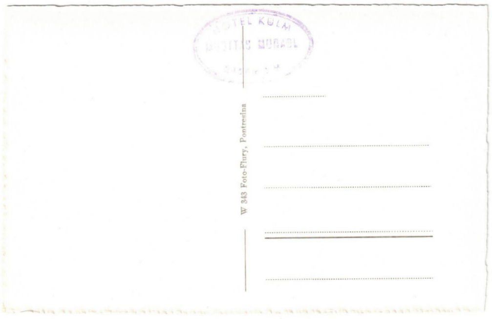 Cartoline postali: St. Moritz - Standseilbahn Muottas Muragl Bergstation – Usato da Binningen venduto da Mountainrider 1