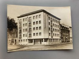 Photo Karte / Hotel Restaurant Hirschen Basel Gelaufen 1953