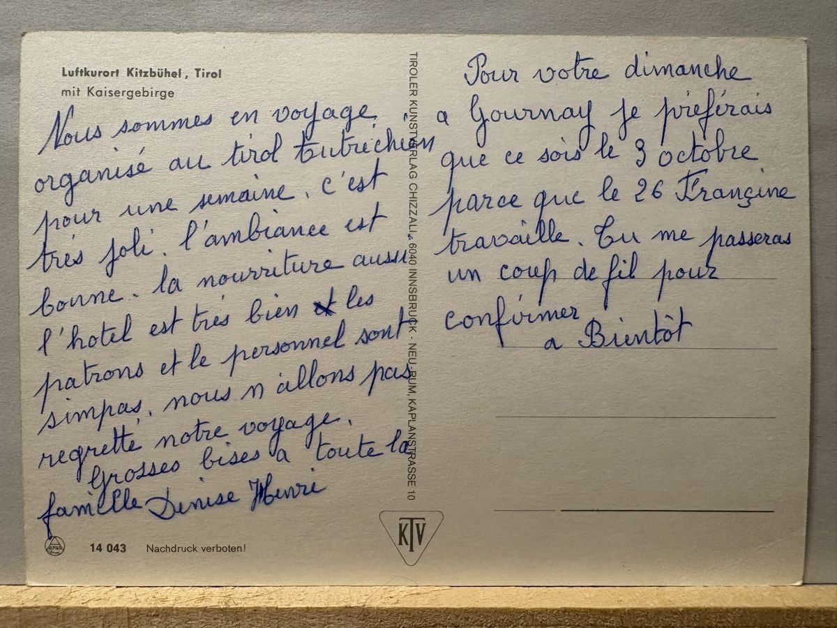 Cartes postales: AK von Kitzbühel – D'occasion à Rümlang par Brieftaube1 1