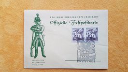 FDC - 830 Jahre Bürgerkorps Freistadt Österreich 1962