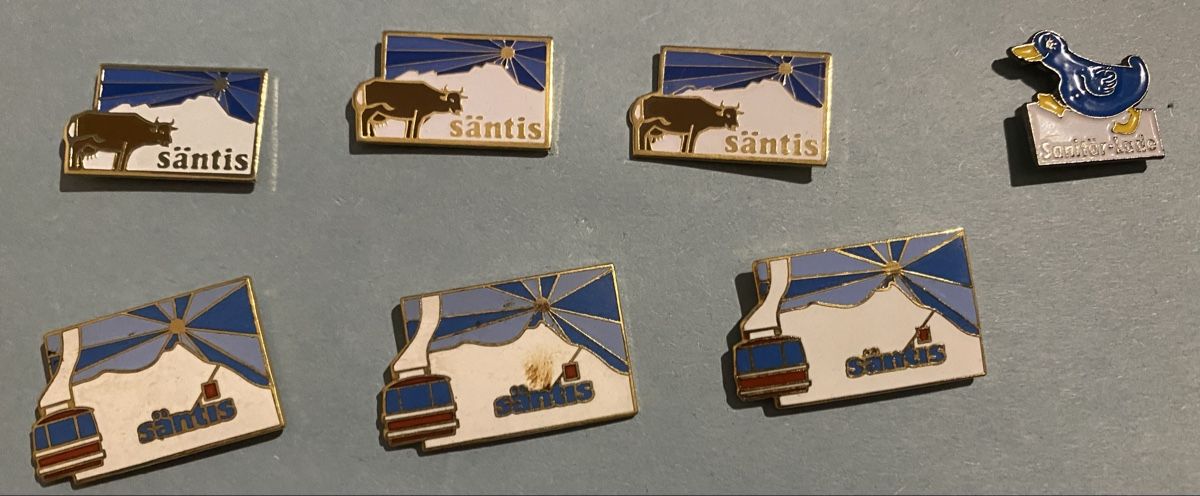 Spille & Fermagli: Säntis Pins Sammlung - Limitierte Edition - 7 Stück – Usato da Volketswil venduto da 3ve_n8pt 1