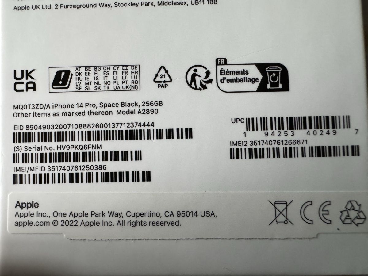 Apple Telefoni cellulari / Smartphones: iPhone 14 Pro 256GB – Difettoso da Glattfelden venduto da Nusa800 1
