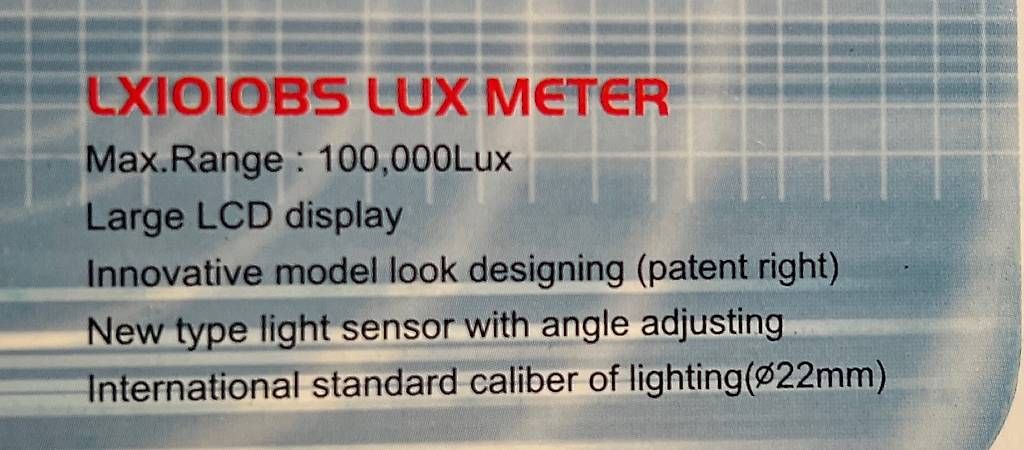 Misurare: Lux Meter mit Tasche und Batterie – Usato da Itingen venduto da Haefi 3
