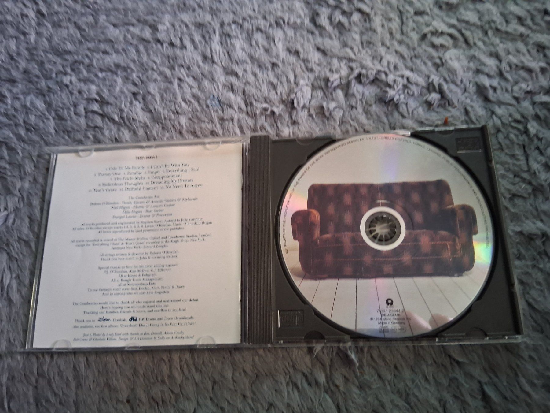 CD: THE CRANBERRIES    NO NEED TO ARGUE      CD – Usato da Wetzikon ZH venduto da Ramones01 2