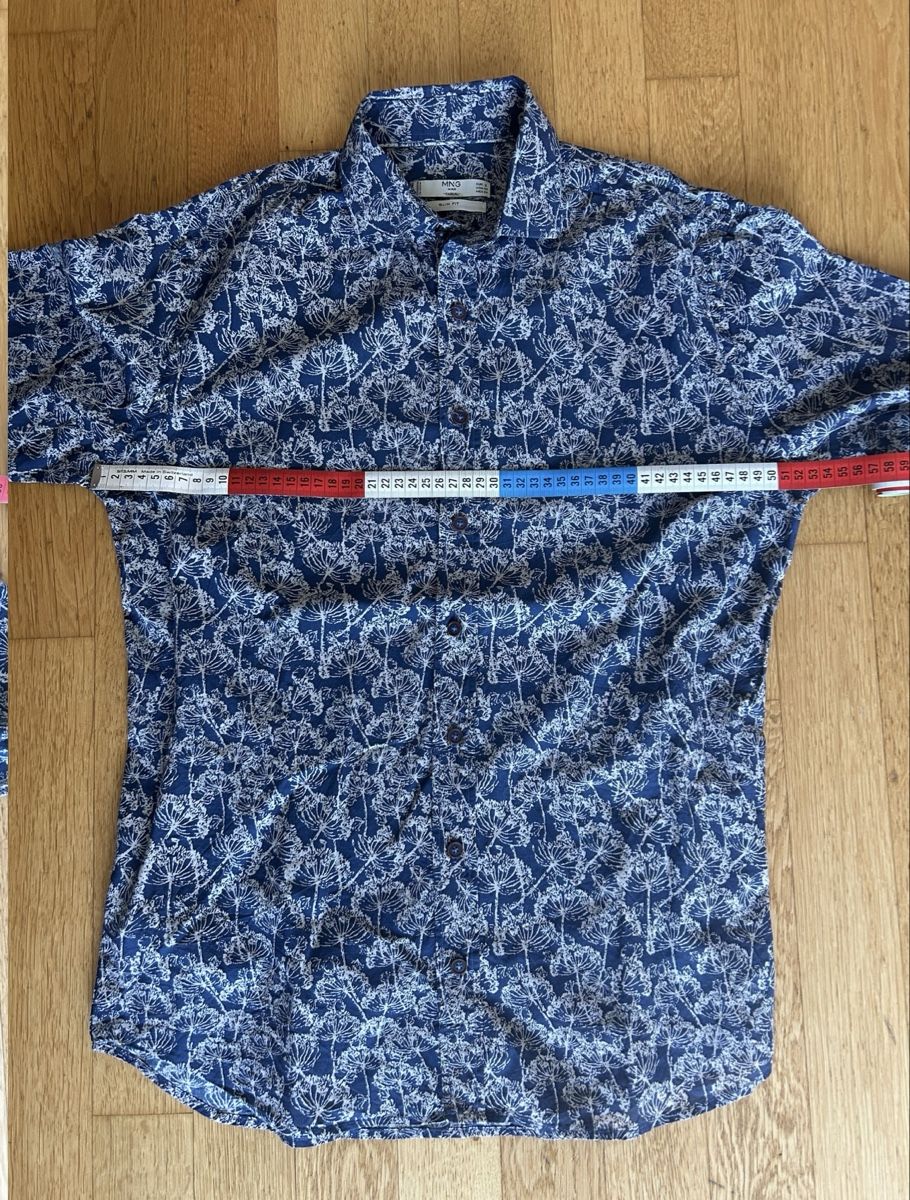 Mango Camicie: Herren Hemd MANGO blau gemustert Grösse S – Nuovo (secondo la descrizione) da St. Gallen venduto da Fabiennevogler 3