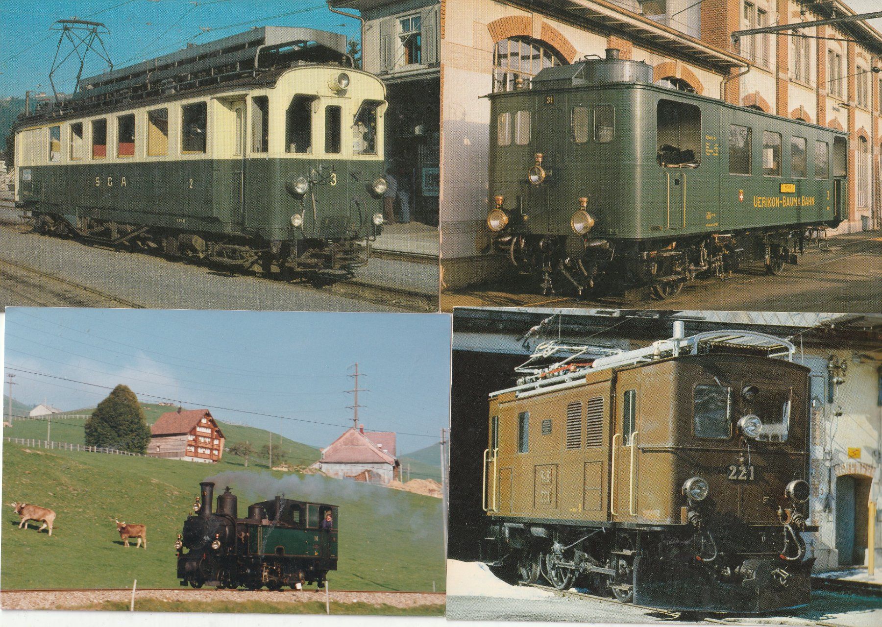 Cartoline postali: 40 karten Bahnen - Eisenbahnen – Usato da Lumbrein venduto da made02 6