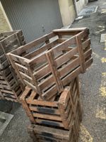 10 Vintage Winzer Holzkisten / Caisse bois vigneron