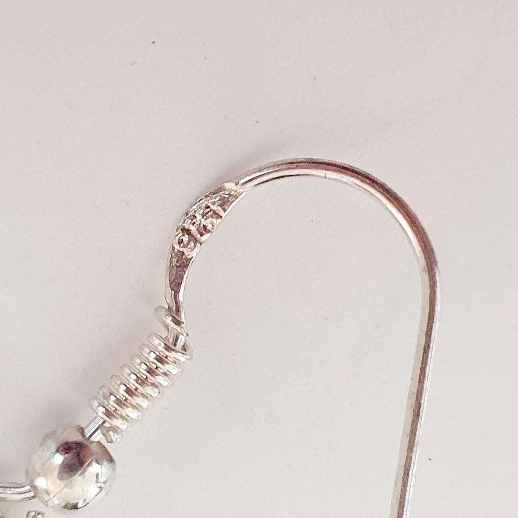 Orecchini pendenti & Orecchini a lobo: Elegante 925 Silber Ohrringe mit Amber & Perle – Nuovo (secondo la descrizione) da Kreuzlingen venduto da Wunderkiste123 4
