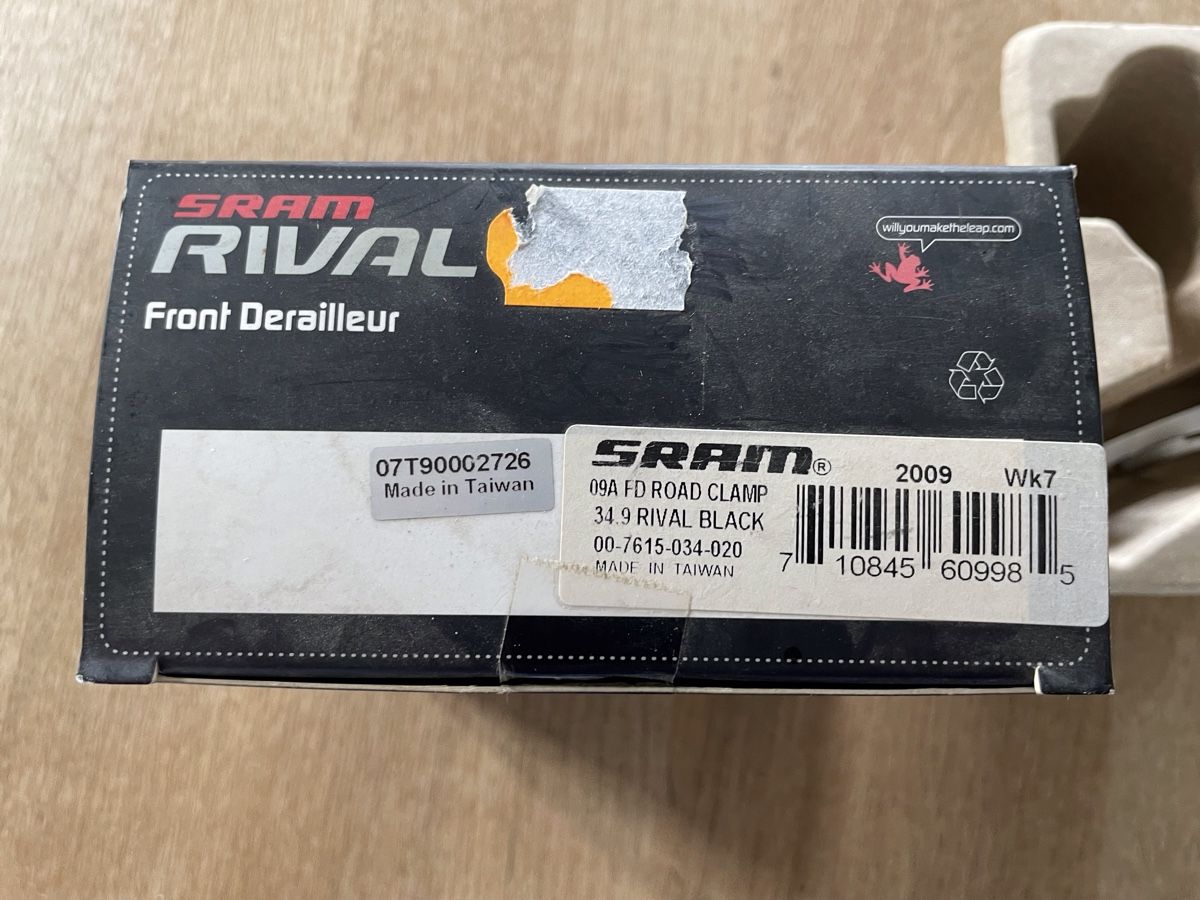 Sram Pezzi di ricambio: Sram Rival front Dérailleur  – Nuovo e nell'imballaggio originale da Chesalles sur Oron venduto da cajealti 5