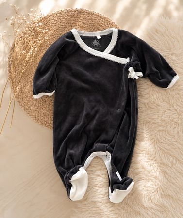 NEU Baby Schlafanzug Petit Bateau Samt