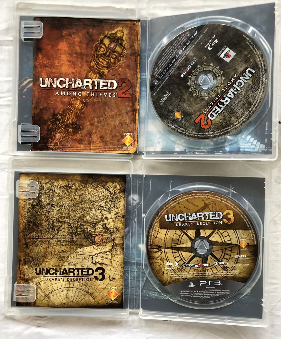Giochi: UNCHARTED 2 + 3 - 2x PS3 Spiele – Usato da Schaffhausen venduto da durruti 1