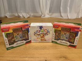 Pokemon: 1x ETB Prismatic DE | 2x First Partner Series 1 EN