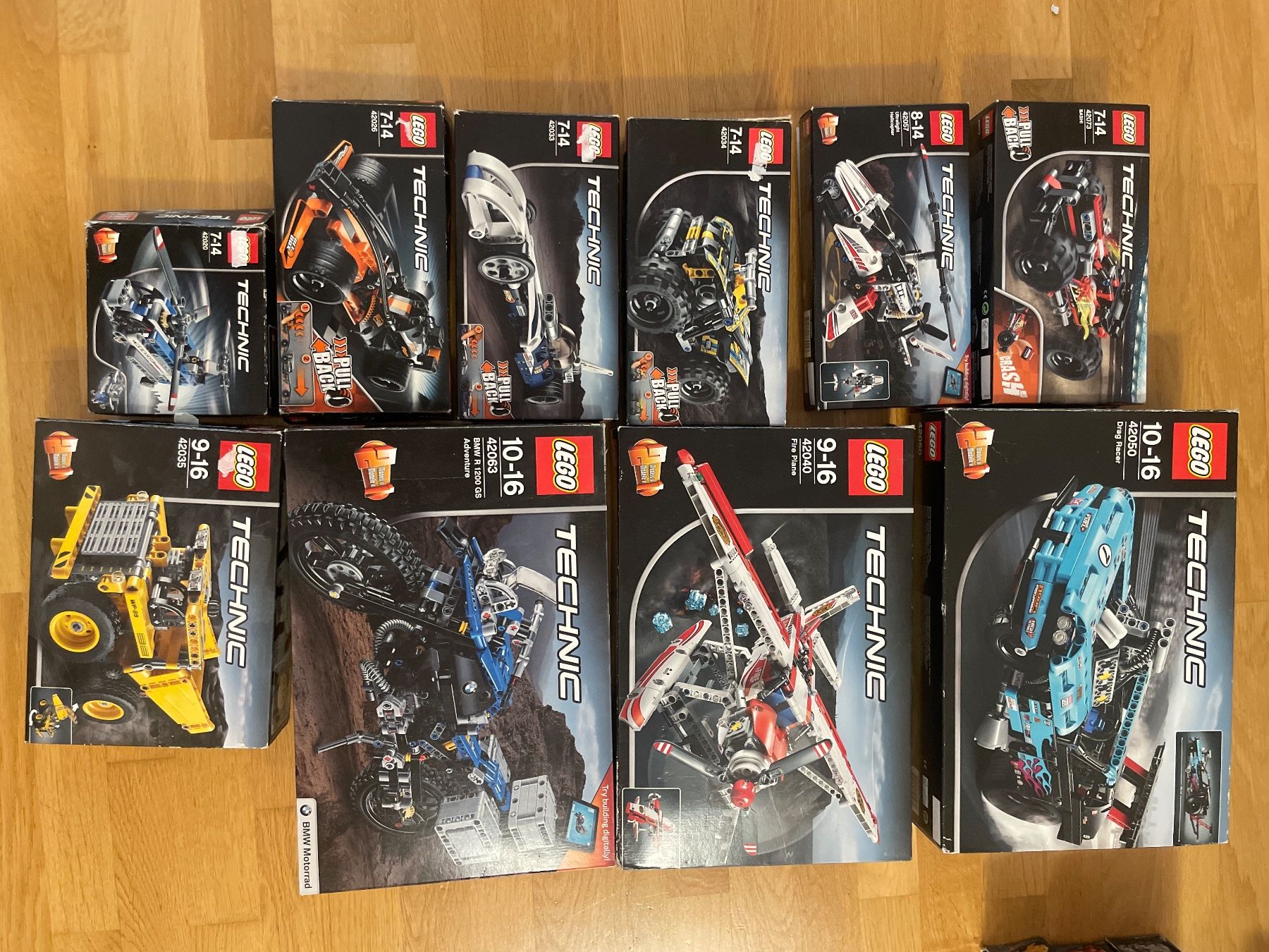 Lego Kit di costruzioni: LEGO Technic Bündel 9 Sets gebraucht im Karton – Usato da Greifensee venduto da Yves042